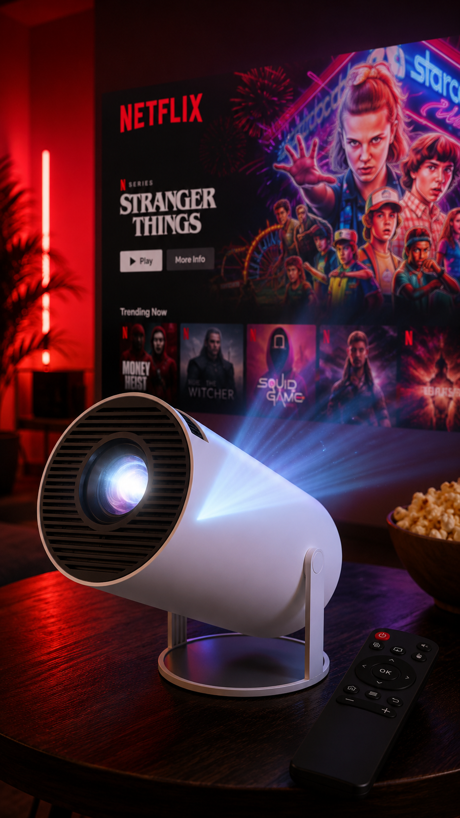 Proyector Smart HY300 — Cine en Casa Full HD WiFi