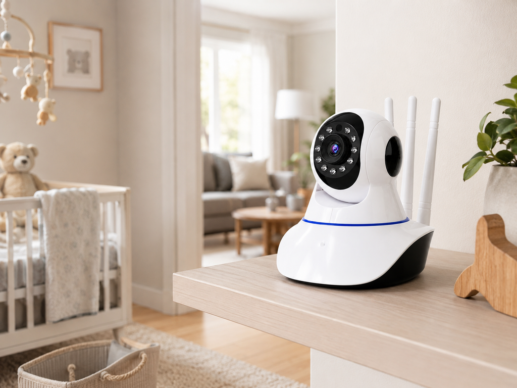 Cámara de Seguridad WiFi 1080P — Visión Nocturna