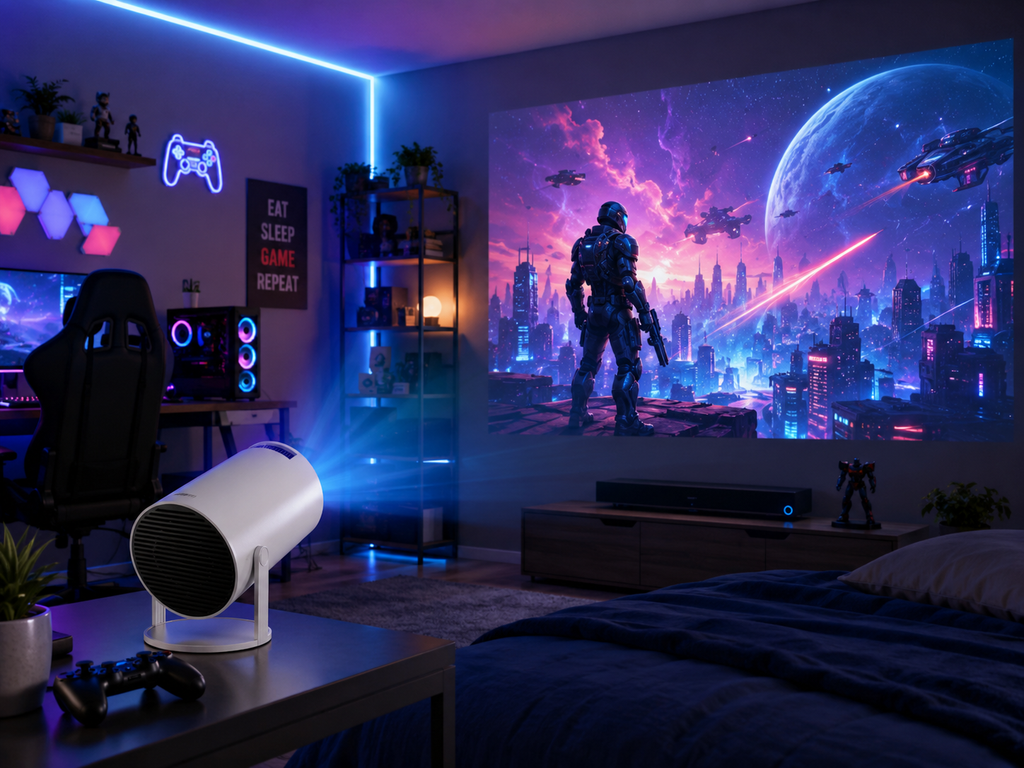 Proyector HY300 Pro — Cine en Casa Android WiFi