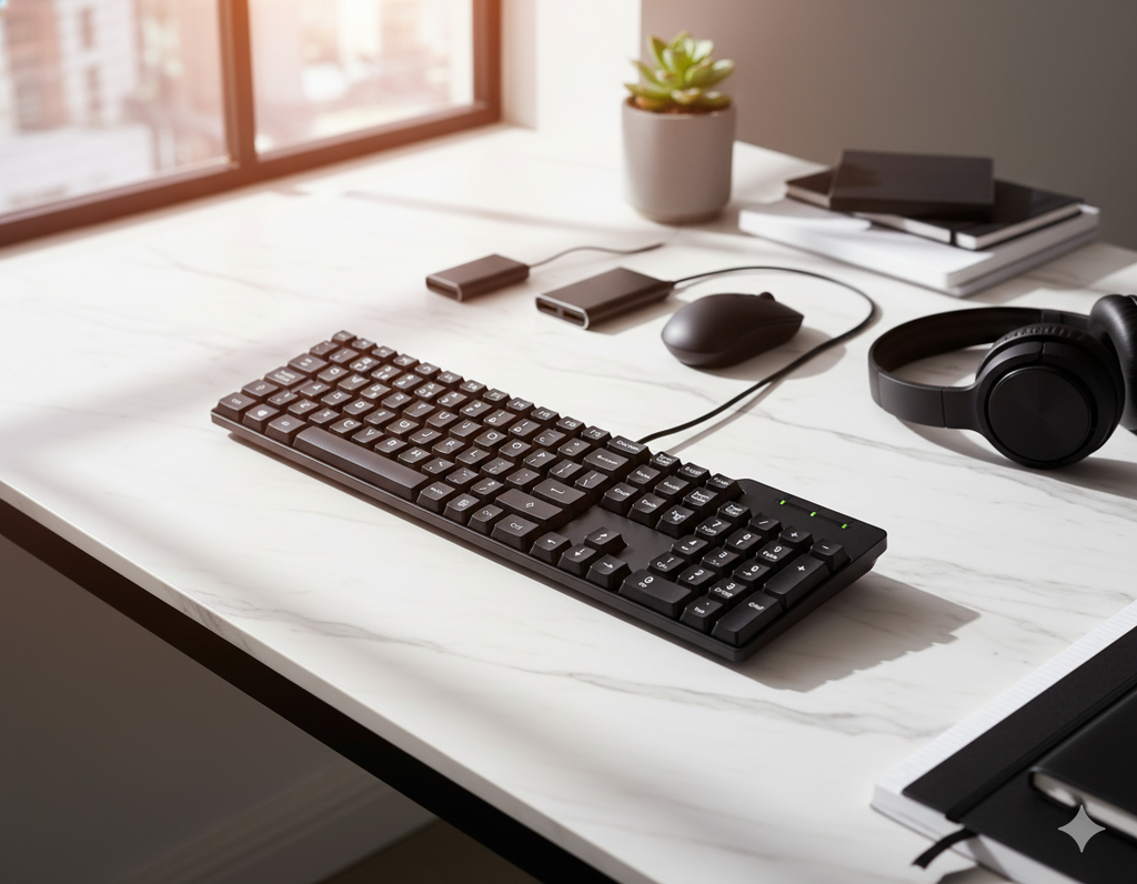 Teclado USB compacto DYNAMIC DT150