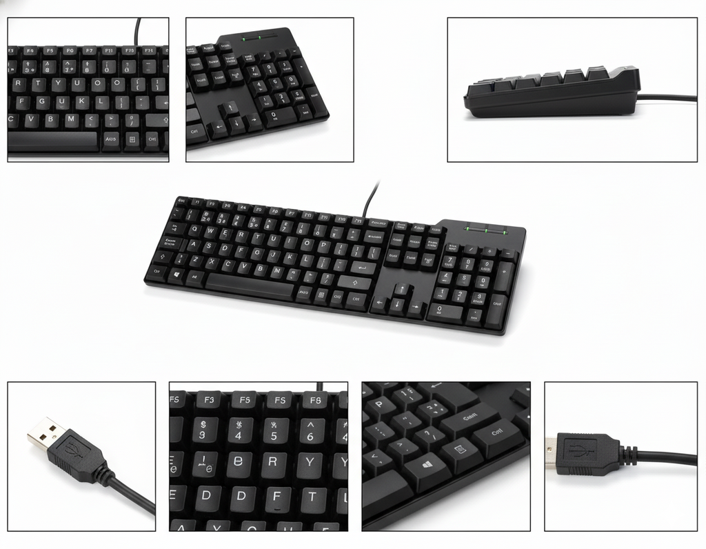 Teclado USB compacto DYNAMIC DT150