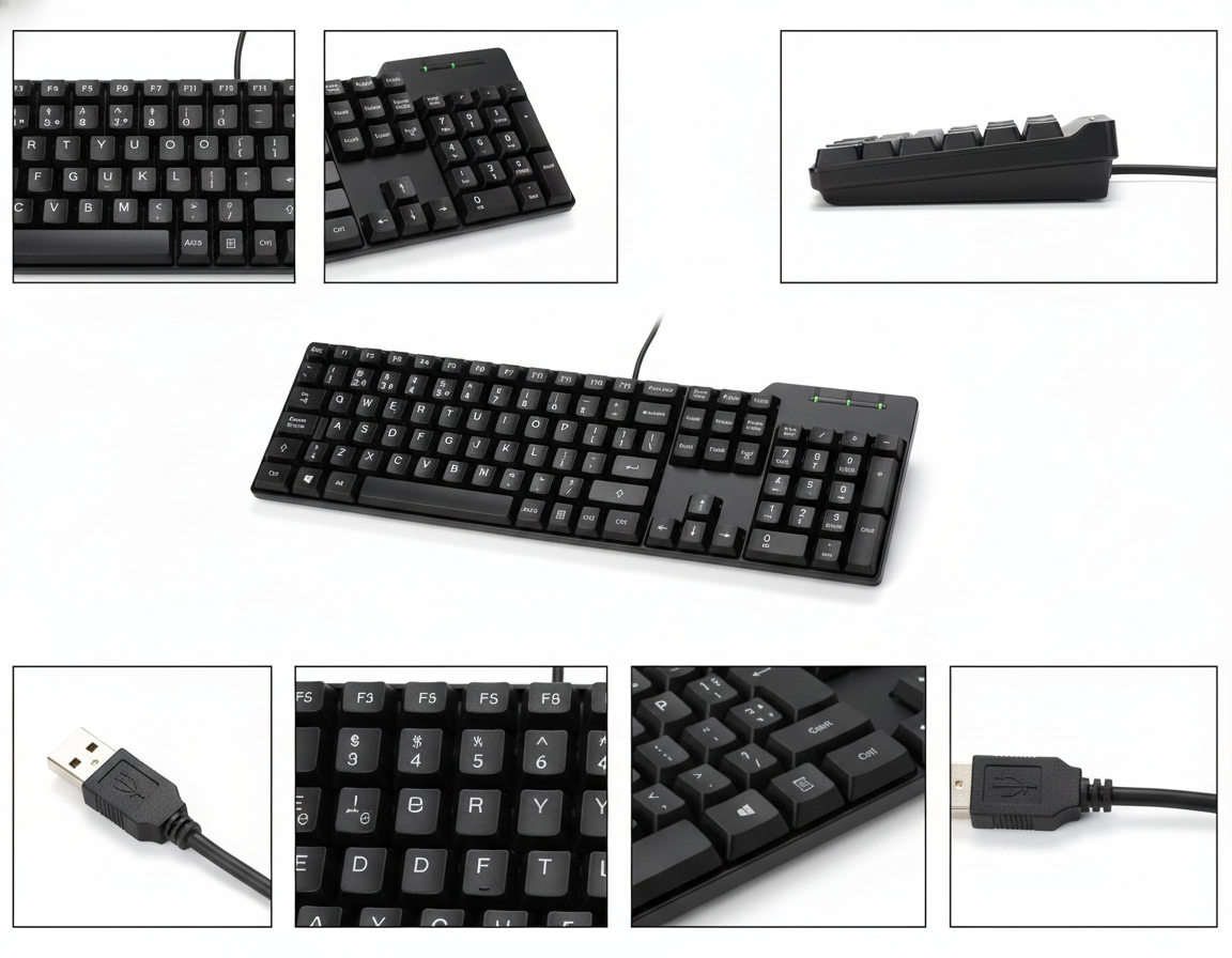 Teclado USB compacto DYNAMIC DT150