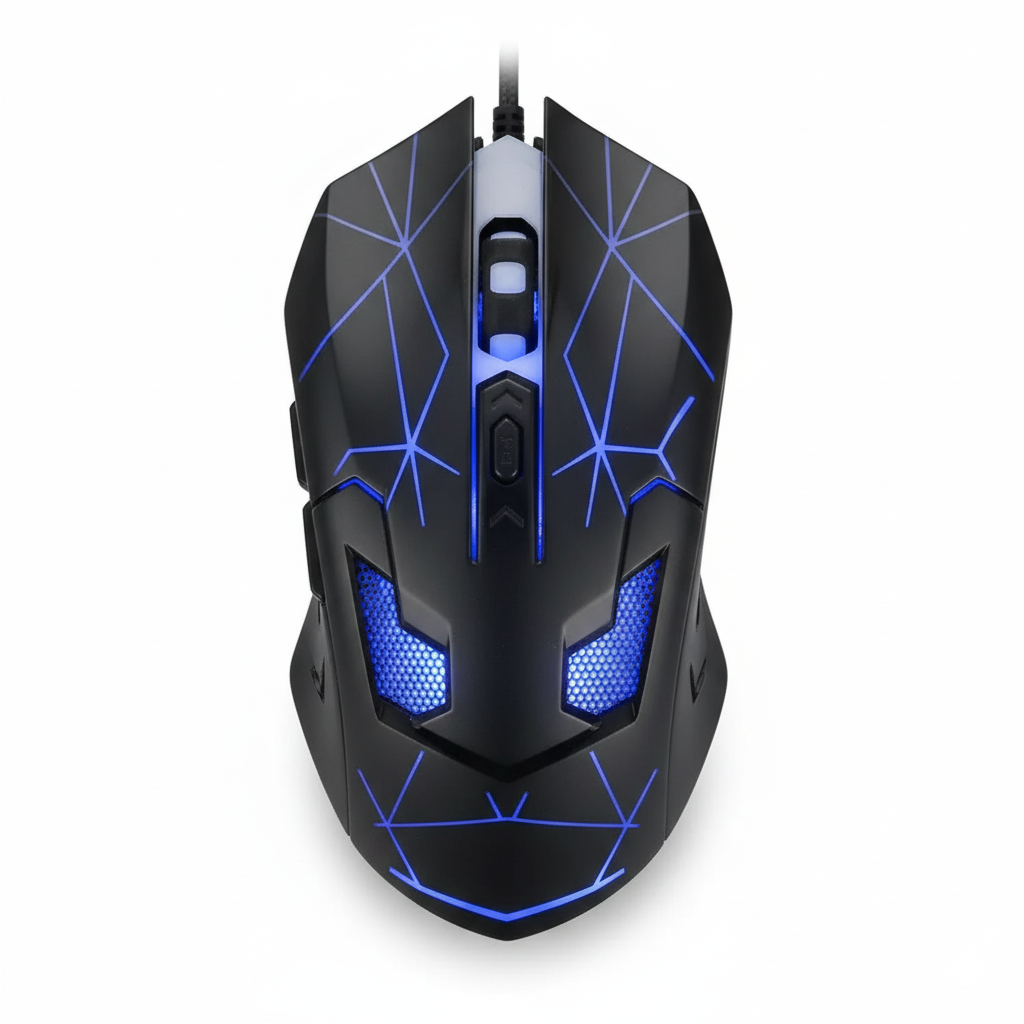 Mouse Gamer K20 Metálico Óptico 3200 DPI