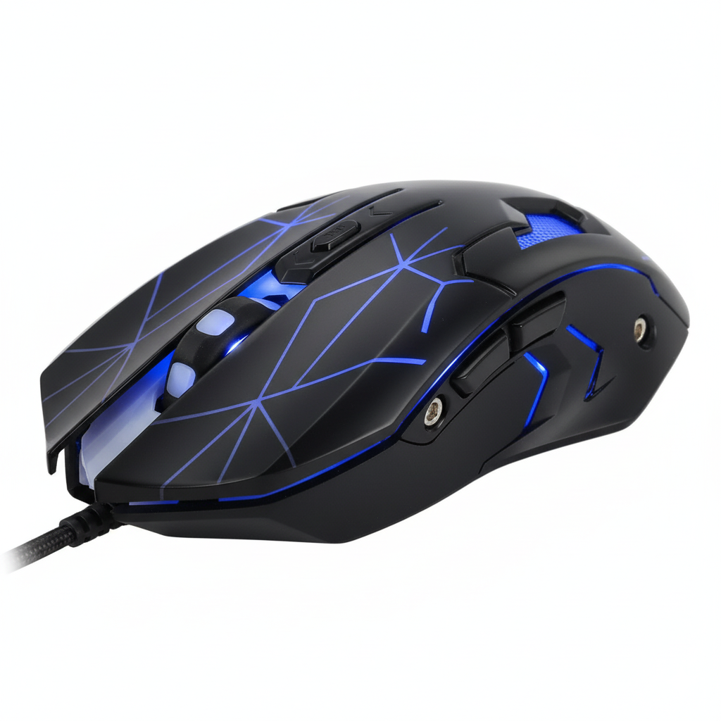 Mouse Gamer K20 Metálico Óptico 3200 DPI