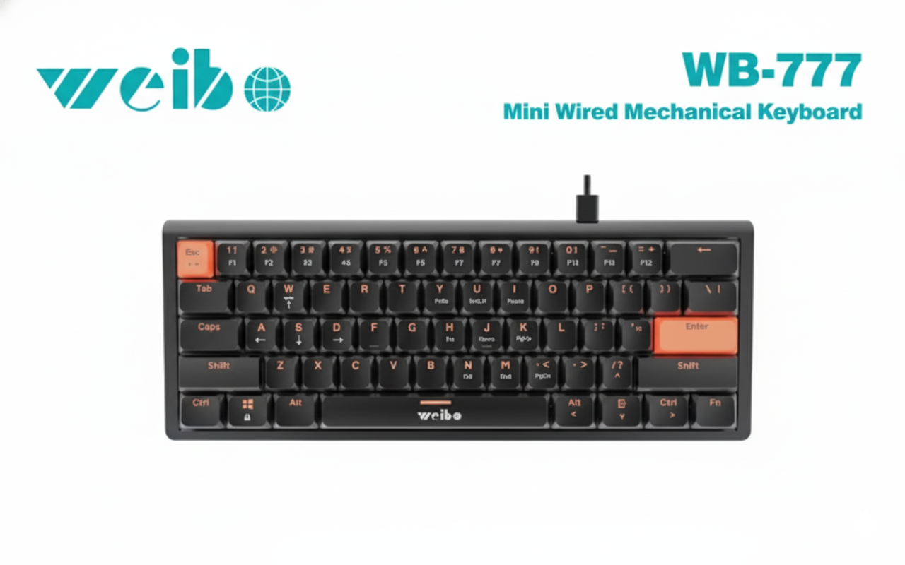 Teclado mecanico 60% WEIBO WB-777 RGB