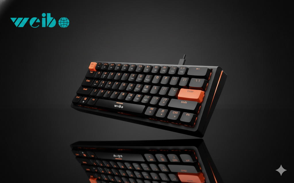 Teclado mecanico 60% WEIBO WB-777 RGB