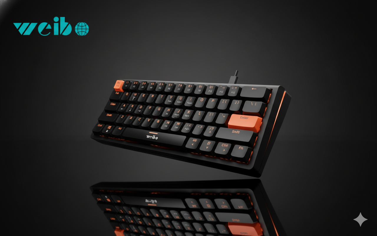 Teclado mecanico 60% WEIBO WB-777 RGB